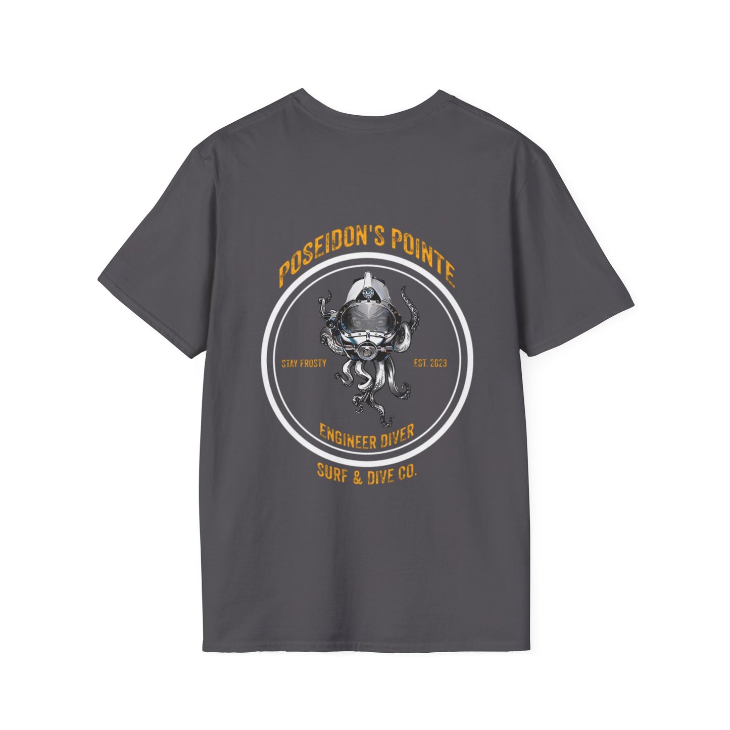 Engineer Diver - Skullupus in Kirby Morgan Dive Helmet Unisex Softstyle T-Shirt