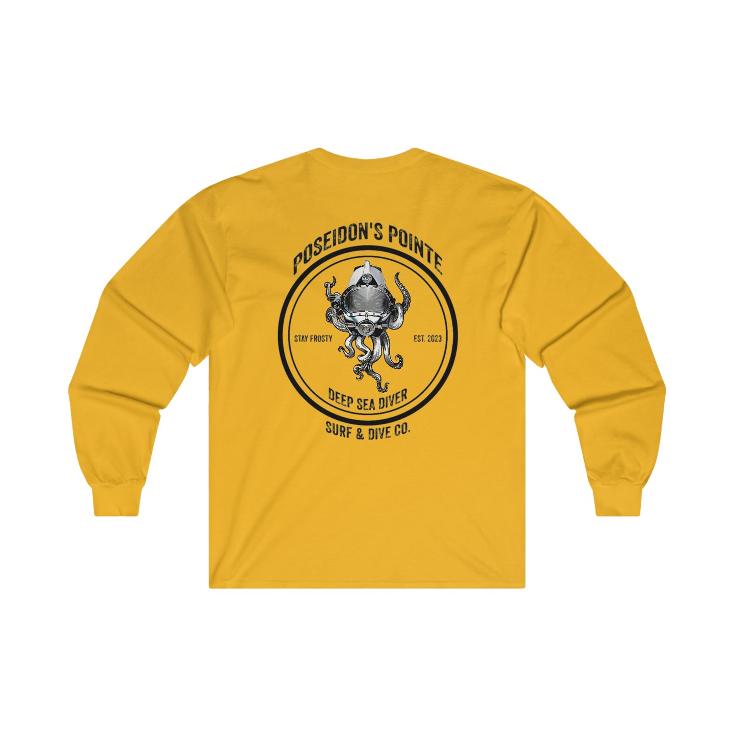 Deep Sea Diver- Skullupus in Kirby Morgan Helmet - Ultra Cotton Long Sleeve Tee