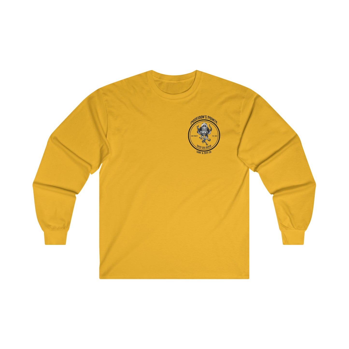 Deep Sea Diver- Skullupus in Kirby Morgan Helmet - Ultra Cotton Long Sleeve Tee