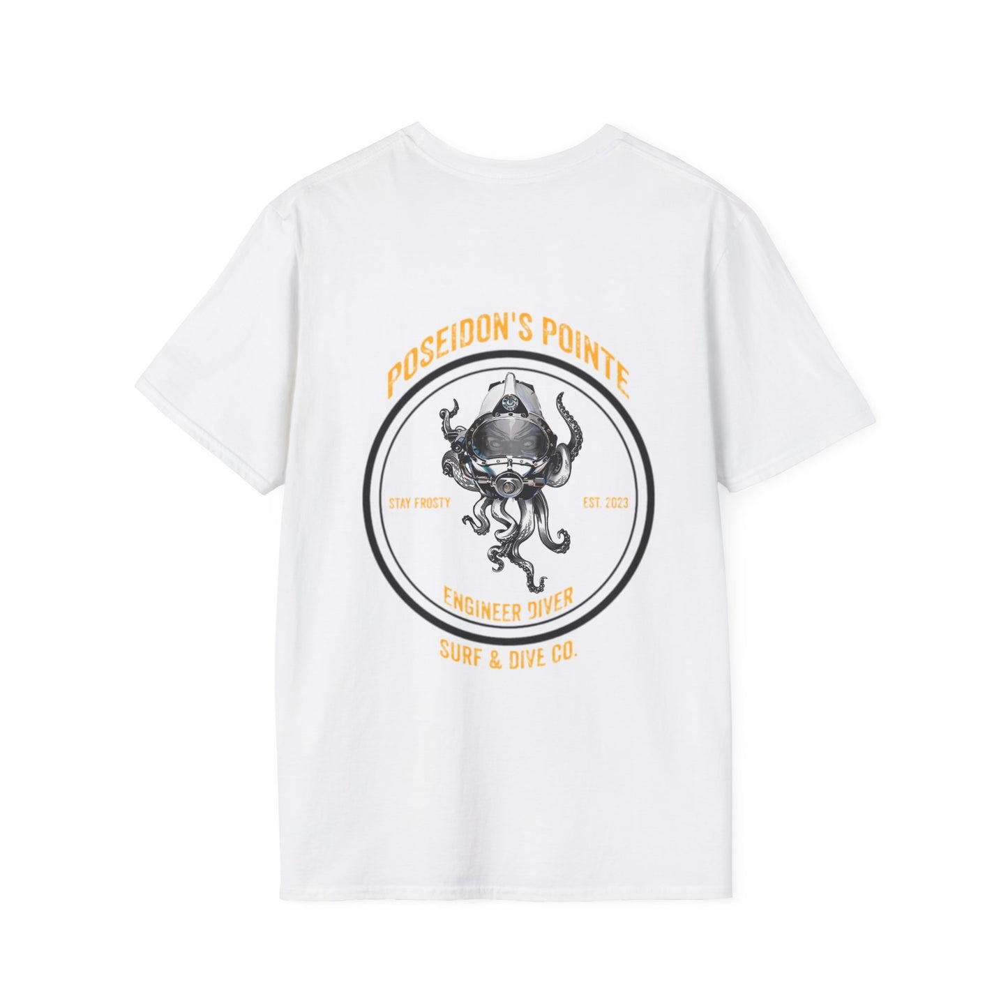 Engineer Diver - Skullupus in Kirby Morgan Dive Helmet Unisex Softstyle T-Shirt