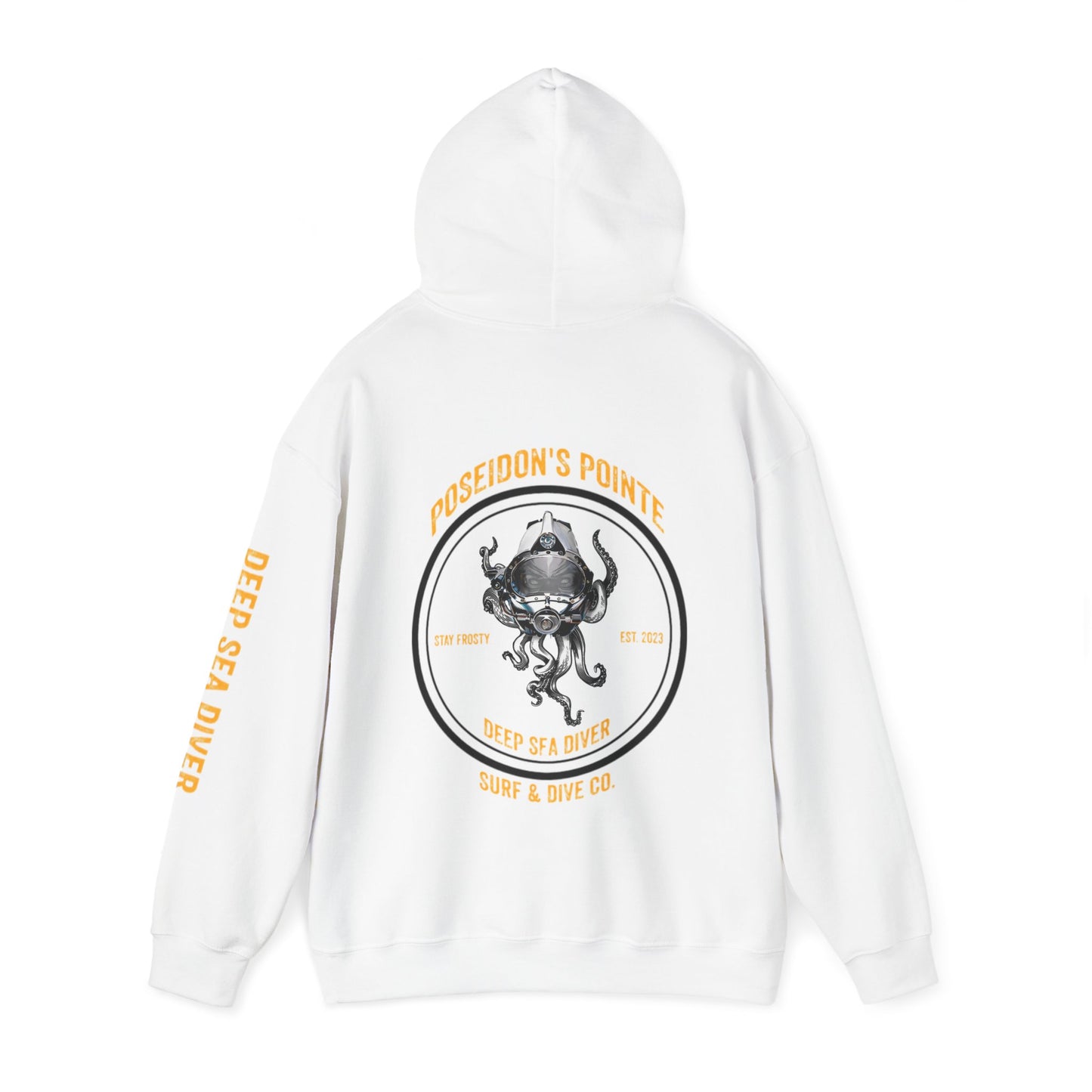 Deep Sea Diver - Skullupus in Kirby Morgan Helmet - Unisex Heavy Blend™ Hooded Sweatshirt