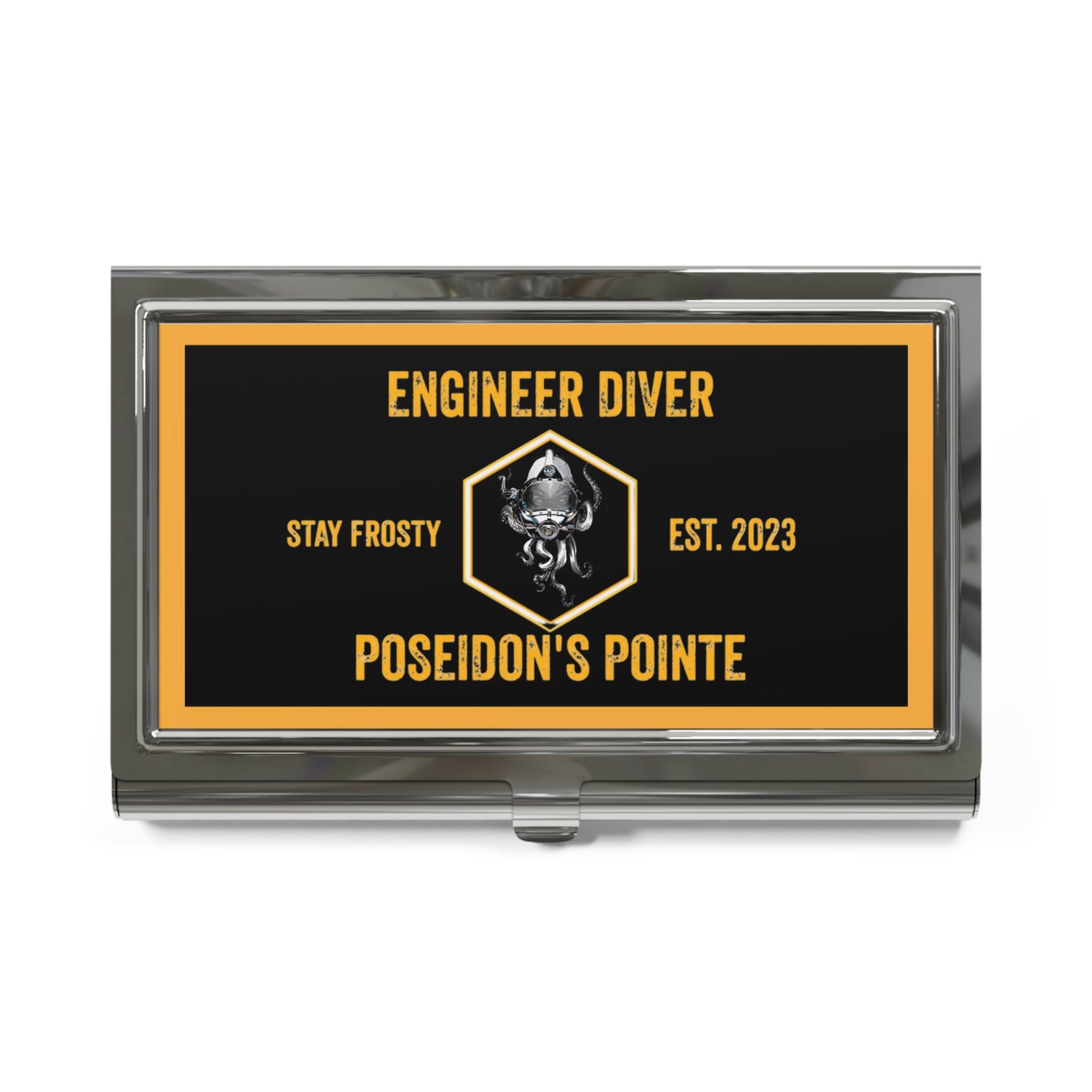 Engineer Diver - Skullupus Business Card Holder