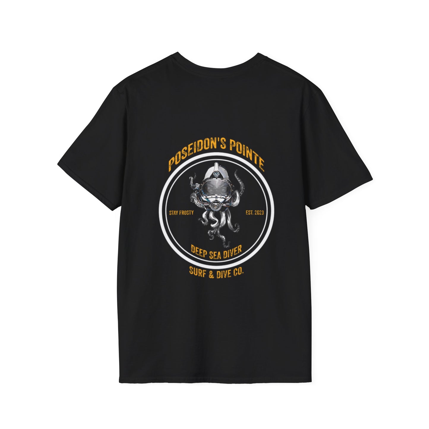 Deep Sea Diver - Skullupus in Kirby Morgan Dive Helmet Unisex Softstyle T-Shirt