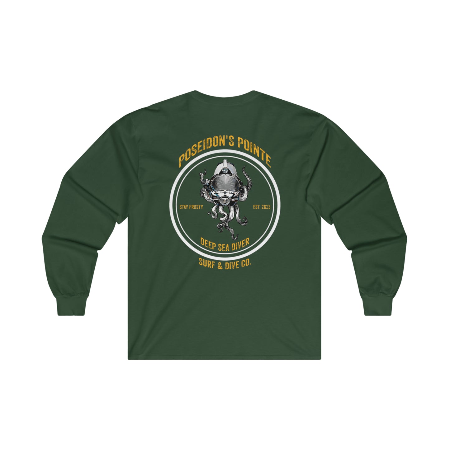 Deep Sea Diver- Skullupus in Kirby Morgan Helmet - Ultra Cotton Long Sleeve Tee