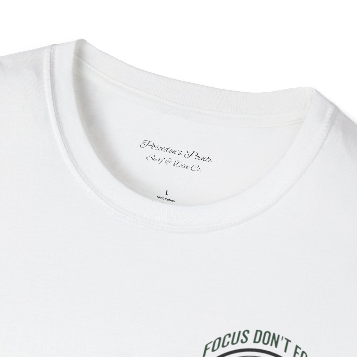 Focus Don't Fold Spartan Helmet Unisex Softstyle T-Shirt