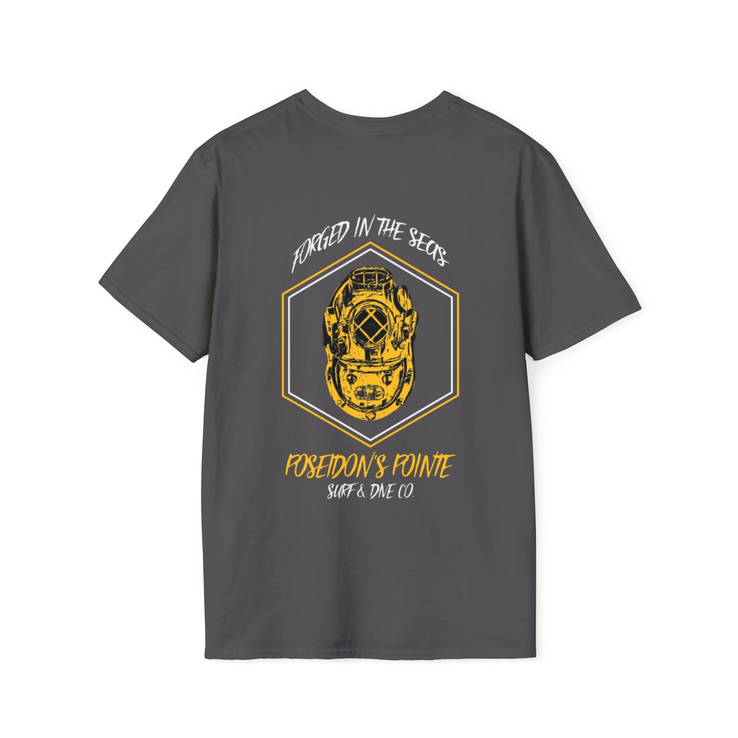 Forged in the Seas MAK V Dive Helmet Unisex Softstyle T-Shirt