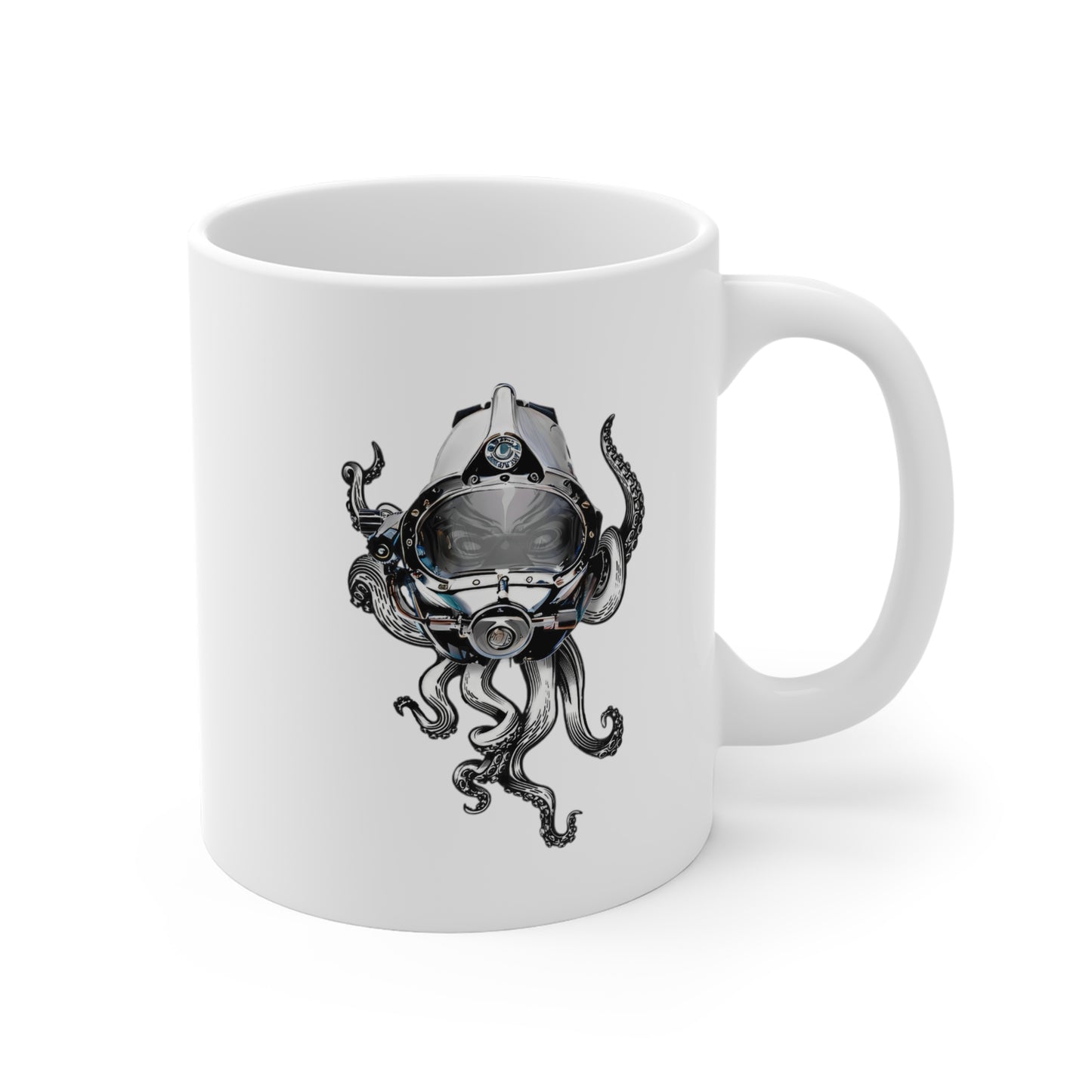 Skullupus in Kirby Morgan Dive Helmet Ceramic Mugs (11oz\15oz\20oz)