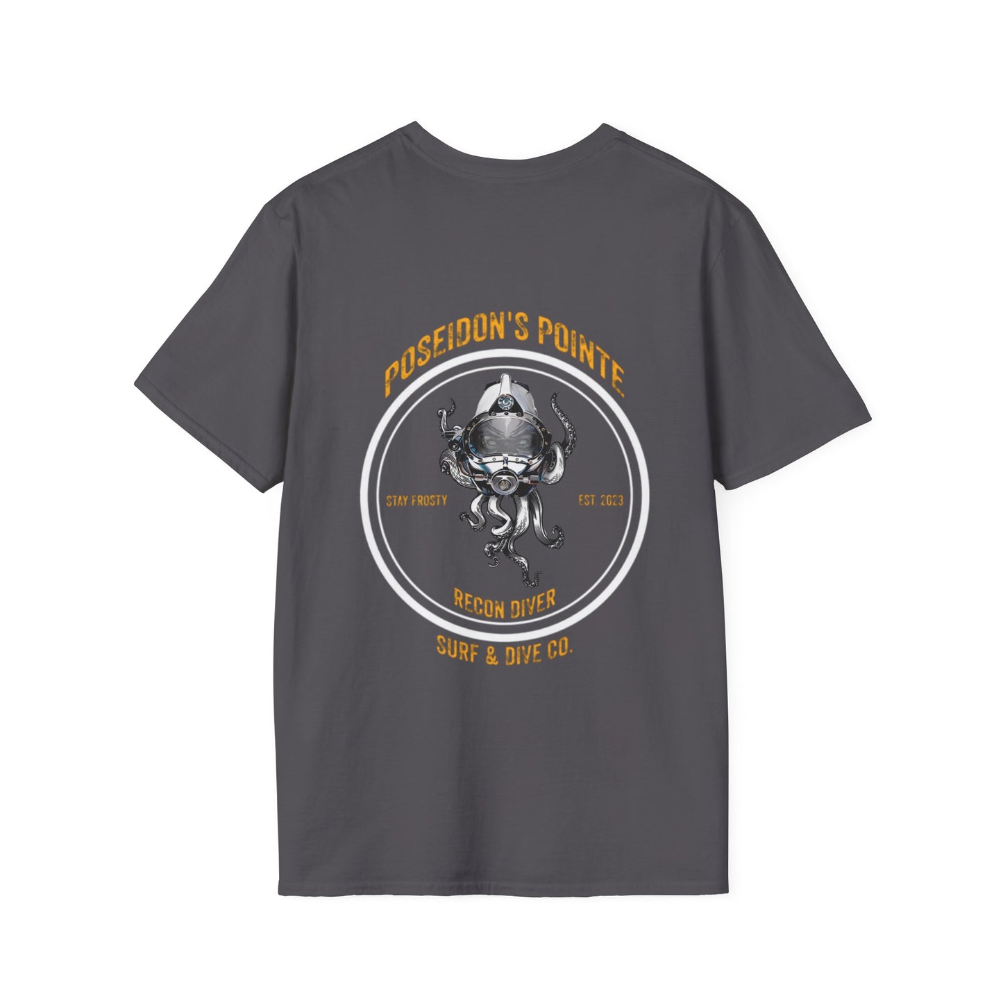 Recon Diver - Skullupus in Kirby Morgan Dive Helmet Unisex Softstyle T-Shirt