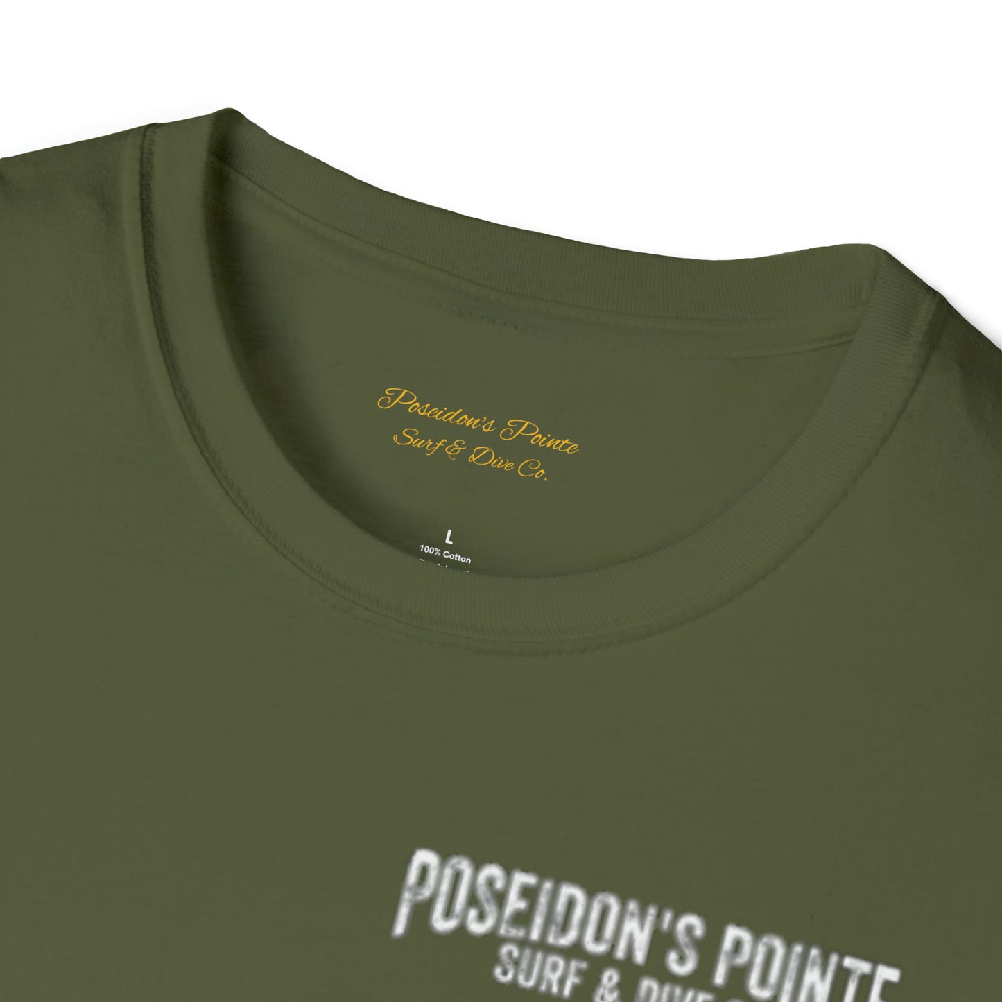 Better Below the Surface w/ Diver Down Flag Unisex Softstyle T-Shirt