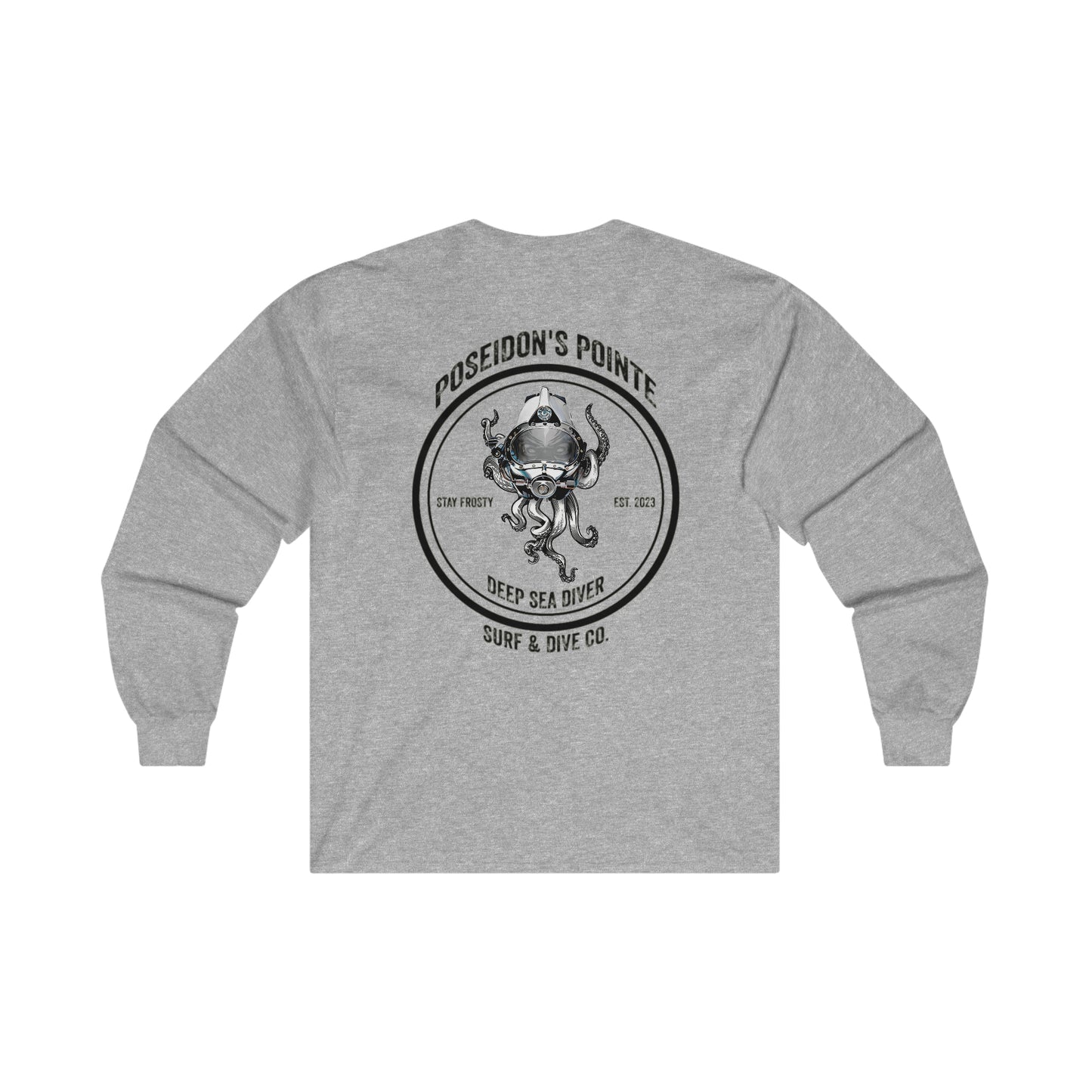 Deep Sea Diver- Skullupus in Kirby Morgan Helmet - Ultra Cotton Long Sleeve Tee