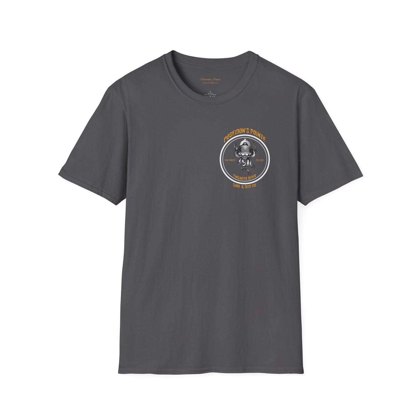 Engineer Diver - Skullupus in Kirby Morgan Dive Helmet Unisex Softstyle T-Shirt