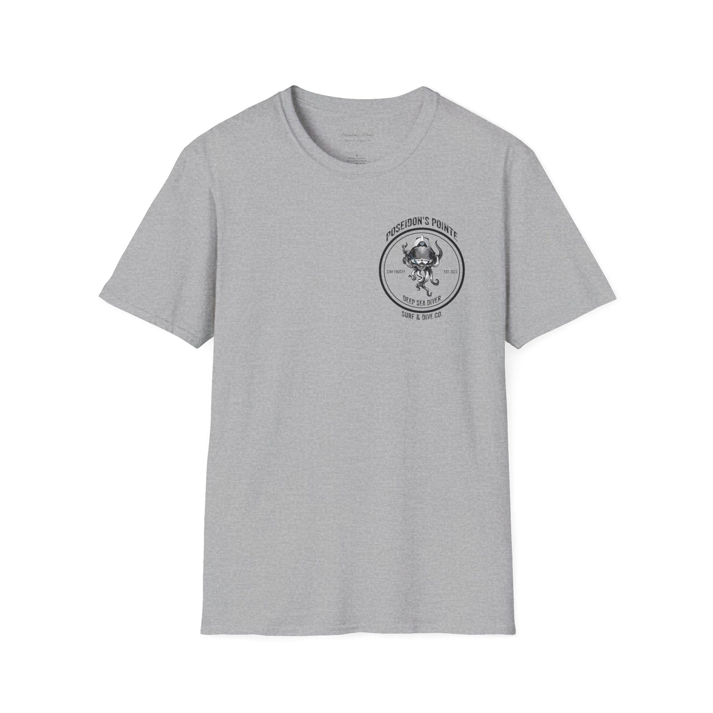 Deep Sea Diver - Skullupus in Kirby Morgan Dive Helmet Unisex Softstyle T-Shirt