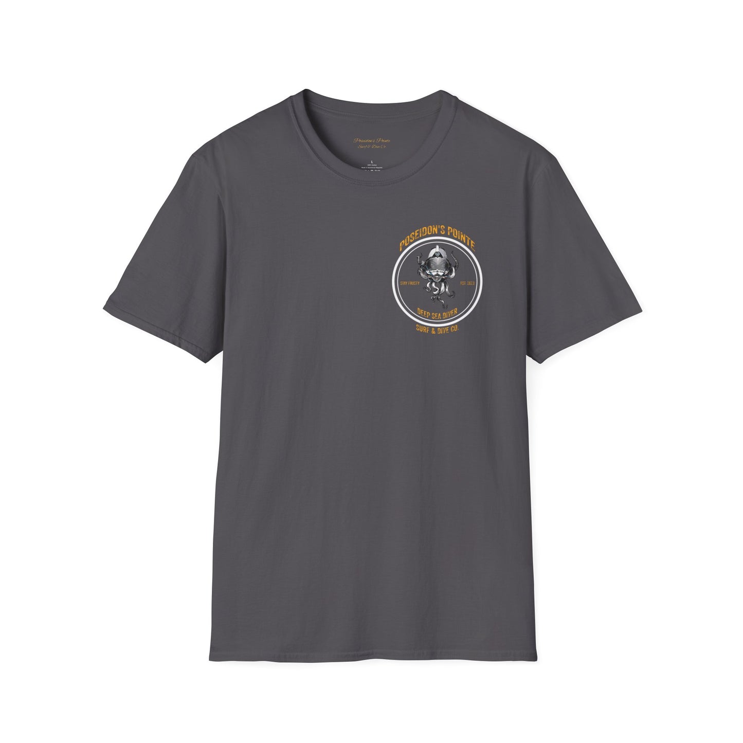 Deep Sea Diver - Skullupus in Kirby Morgan Dive Helmet Unisex Softstyle T-Shirt