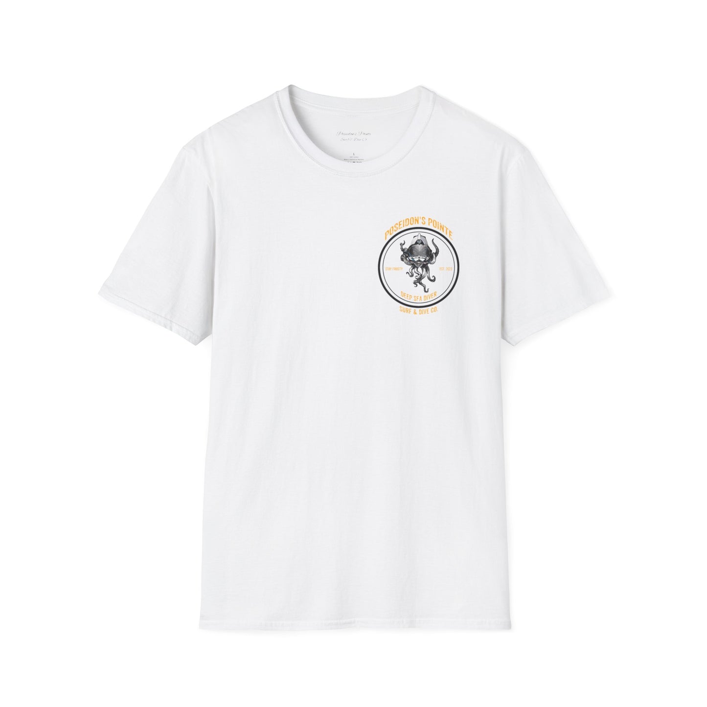 Deep Sea Diver - Skullupus in Kirby Morgan Dive Helmet Unisex Softstyle T-Shirt