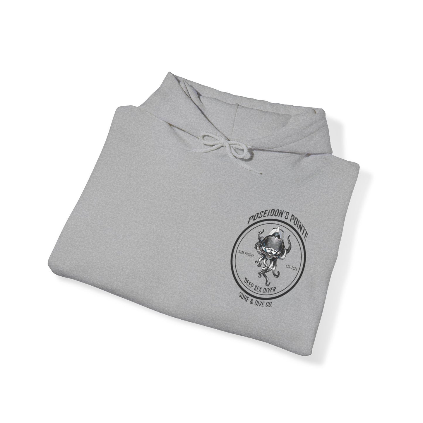 Deep Sea Diver - Skullupus in Kirby Morgan Helmet - Unisex Heavy Blend™ Hooded Sweatshirt