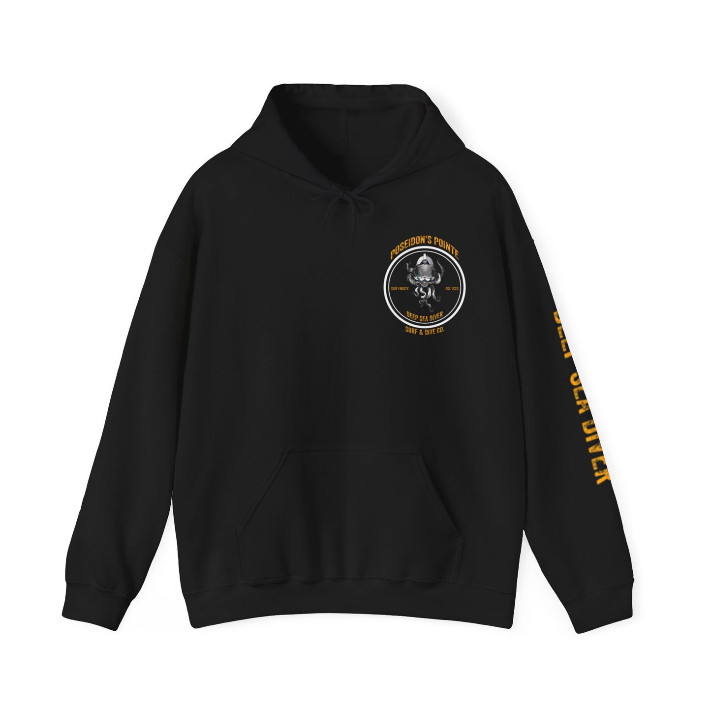 Deep Sea Diver - Skullupus in Kirby Morgan Helmet - Unisex Heavy Blend™ Hooded Sweatshirt