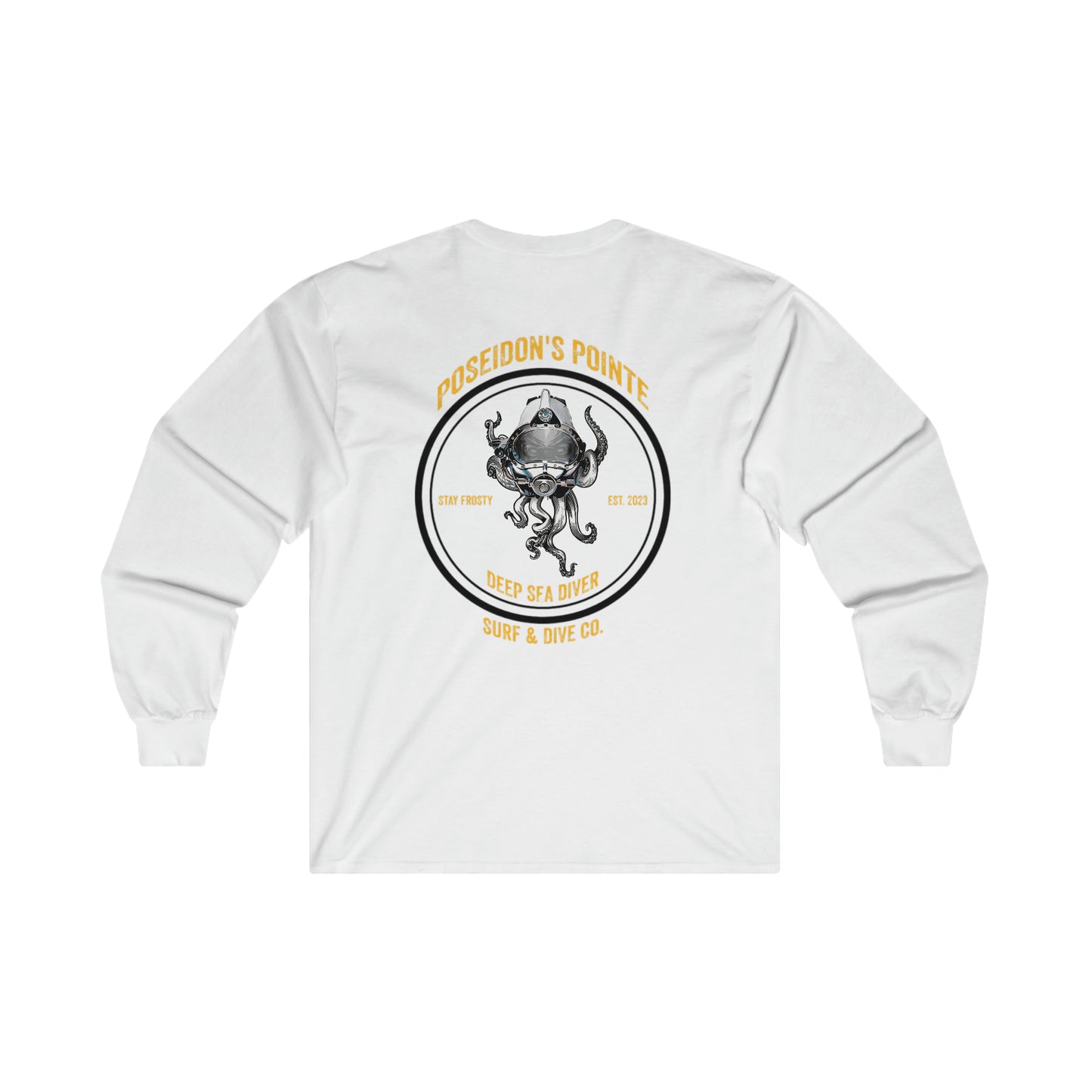 Deep Sea Diver- Skullupus in Kirby Morgan Helmet - Ultra Cotton Long Sleeve Tee