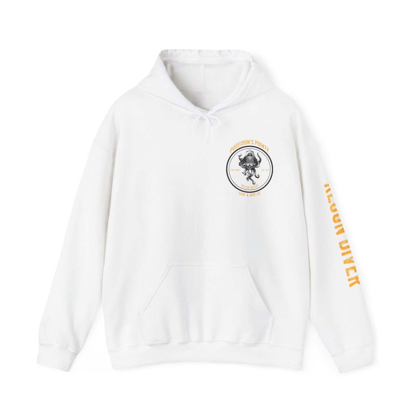 Recon Diver - Skullupus in Kirby Morgan Helmet - Unisex Heavy Blend™ Hooded Sweatshirt