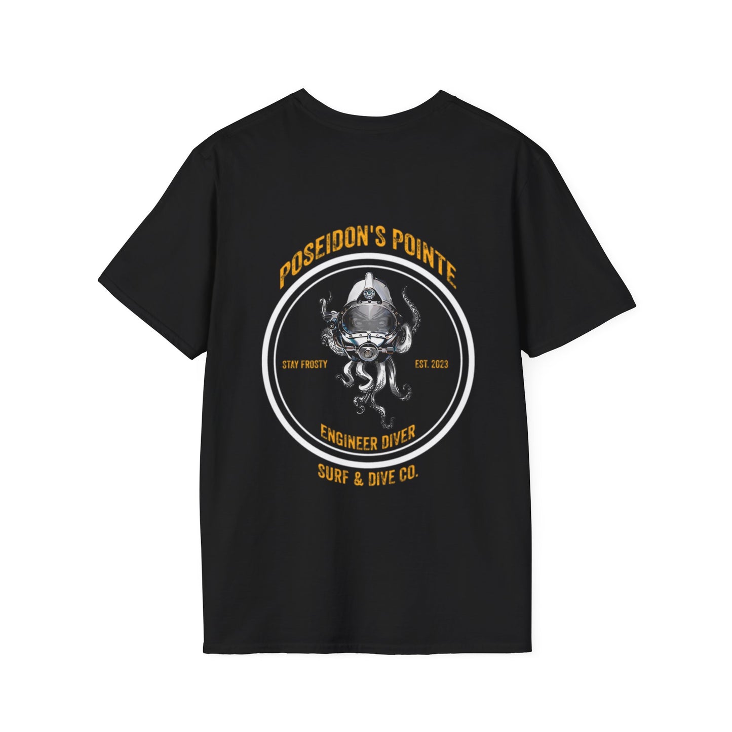 Engineer Diver - Skullupus in Kirby Morgan Dive Helmet Unisex Softstyle T-Shirt