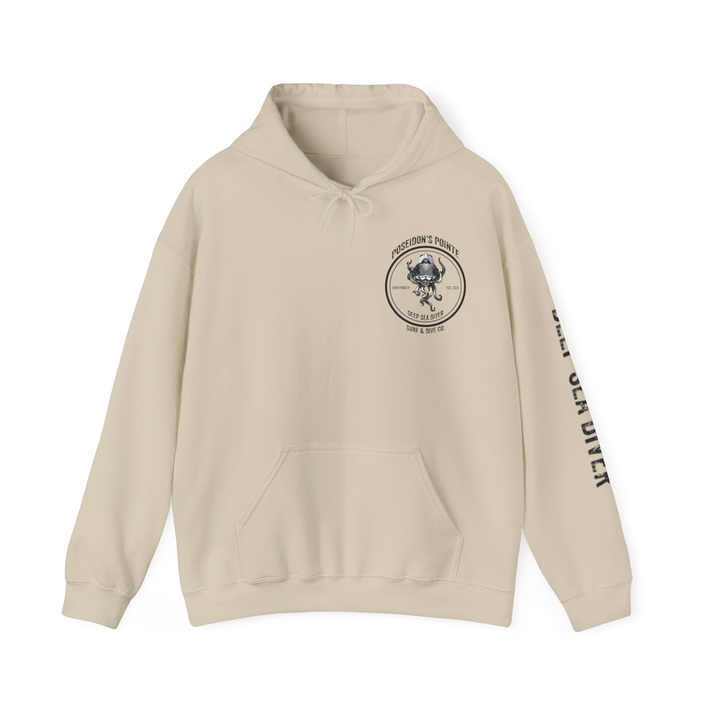 Deep Sea Diver - Skullupus in Kirby Morgan Helmet - Unisex Heavy Blend™ Hooded Sweatshirt