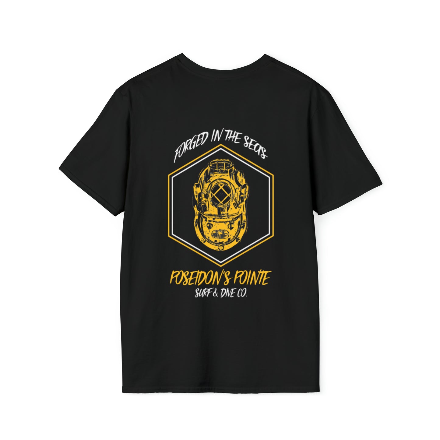 Forged in the Seas MAK V Dive Helmet Unisex Softstyle T-Shirt