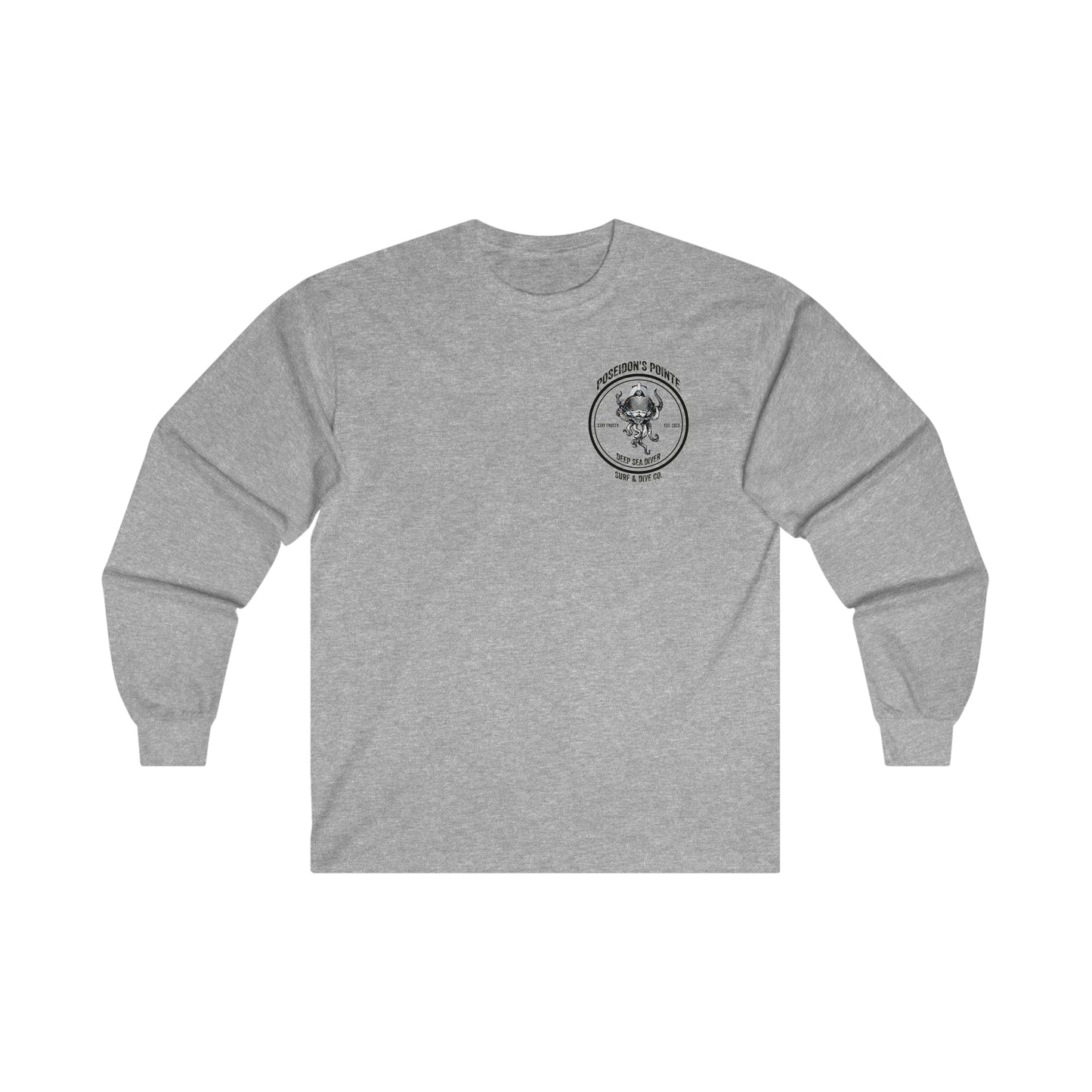 Deep Sea Diver- Skullupus in Kirby Morgan Helmet - Ultra Cotton Long Sleeve Tee