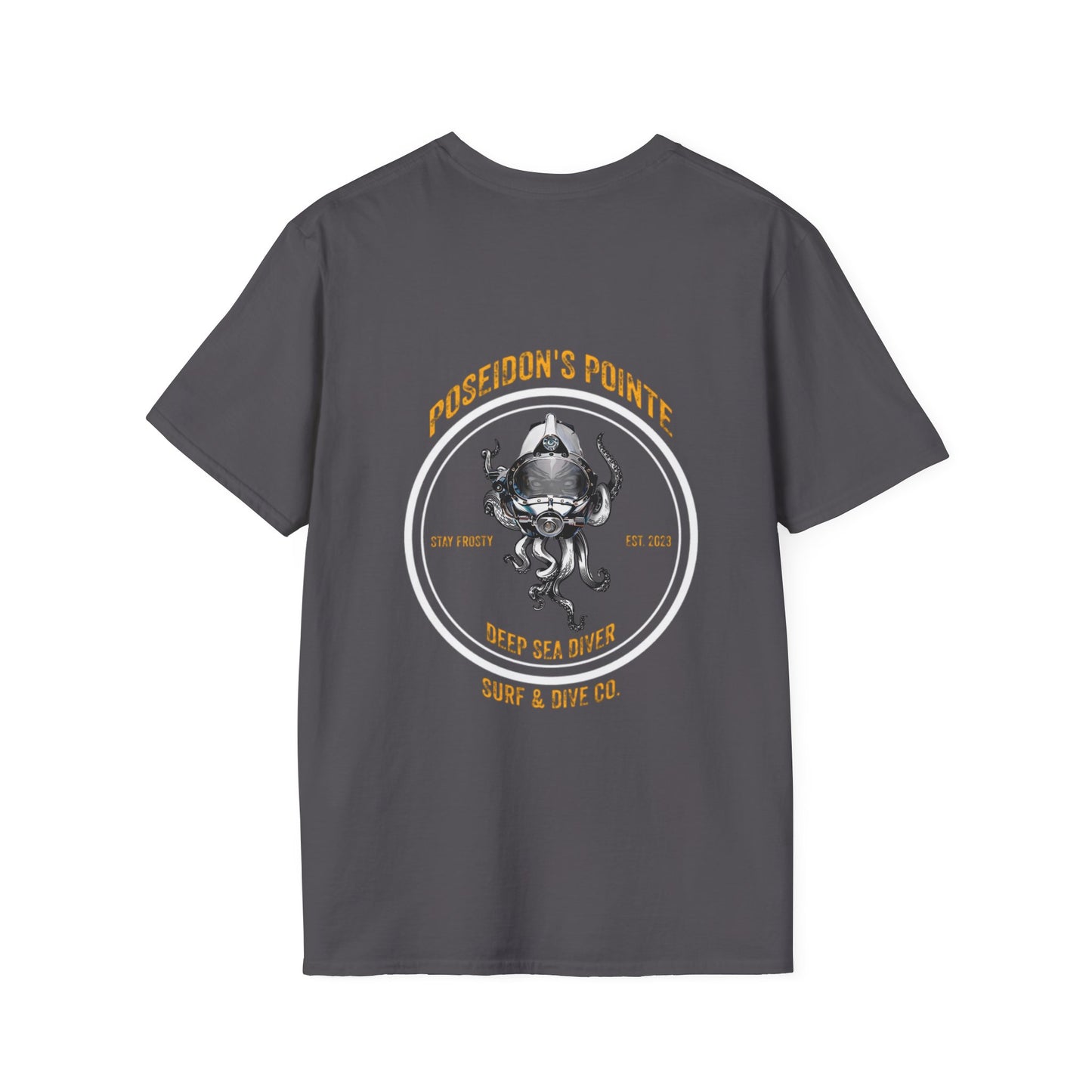 Deep Sea Diver - Skullupus in Kirby Morgan Dive Helmet Unisex Softstyle T-Shirt