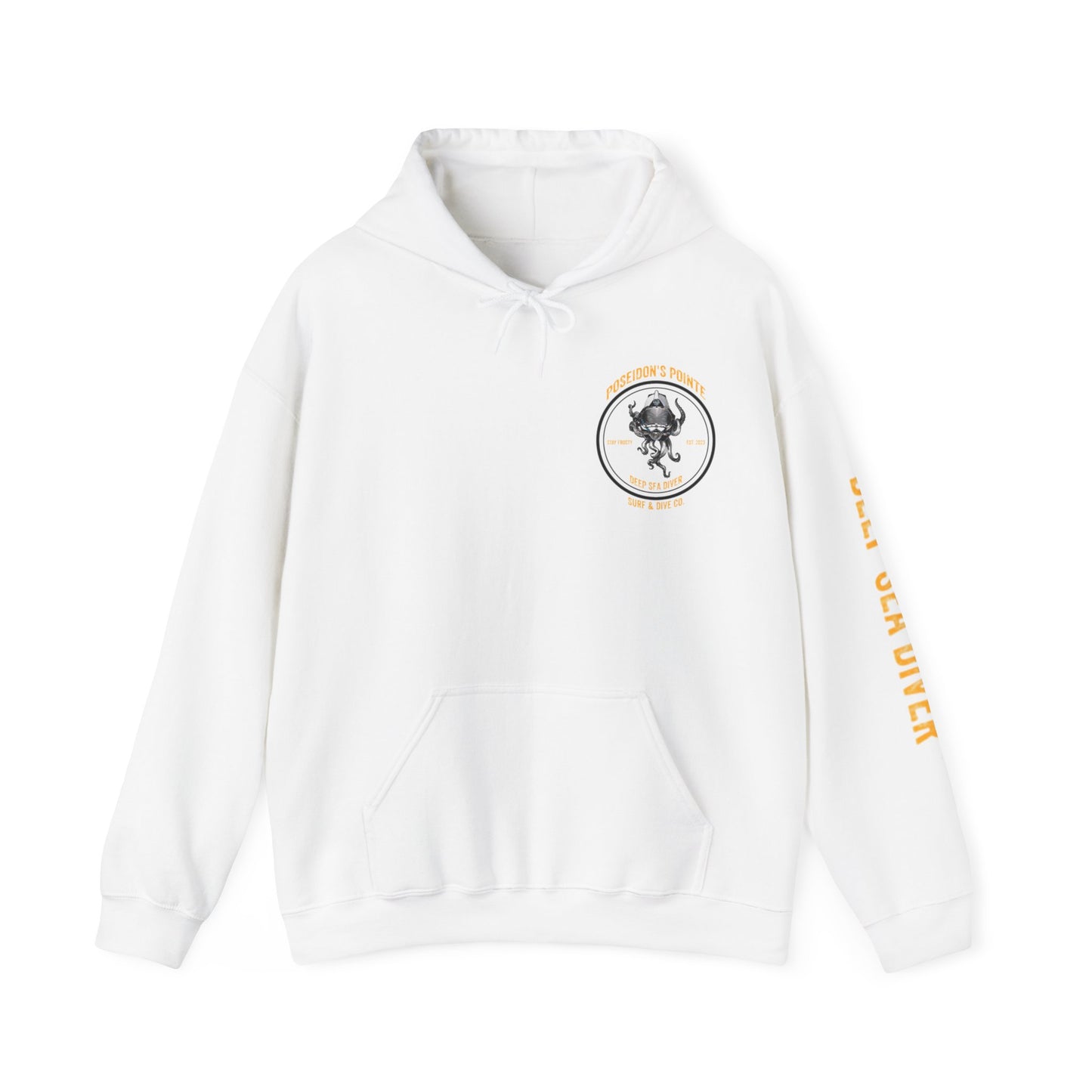 Deep Sea Diver - Skullupus in Kirby Morgan Helmet - Unisex Heavy Blend™ Hooded Sweatshirt