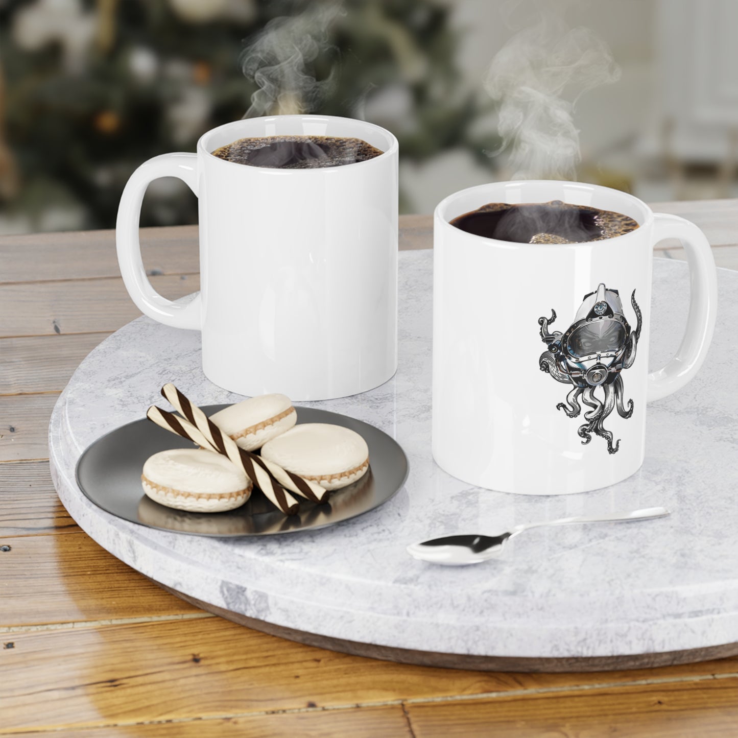 Skullupus in Kirby Morgan Dive Helmet Ceramic Mugs (11oz\15oz\20oz)