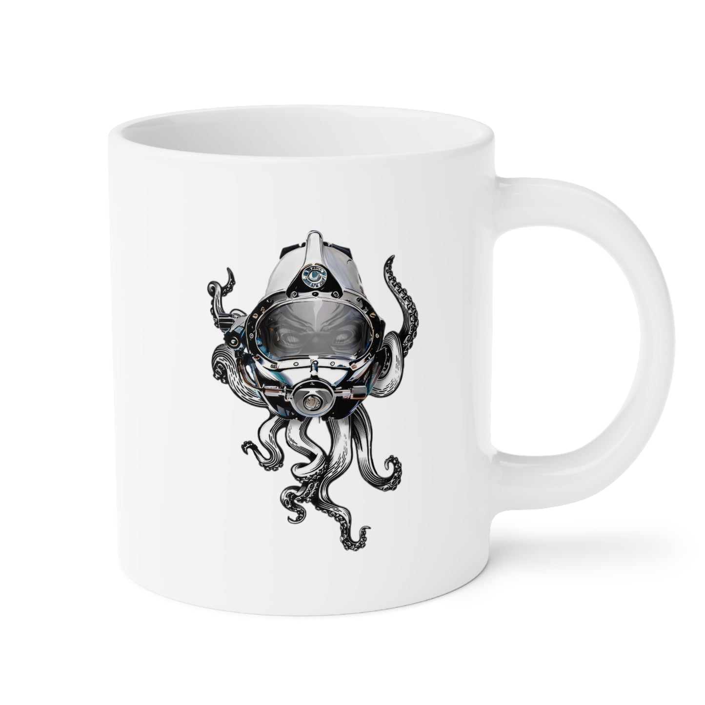 Skullupus in Kirby Morgan Dive Helmet Ceramic Mugs (11oz\15oz\20oz)