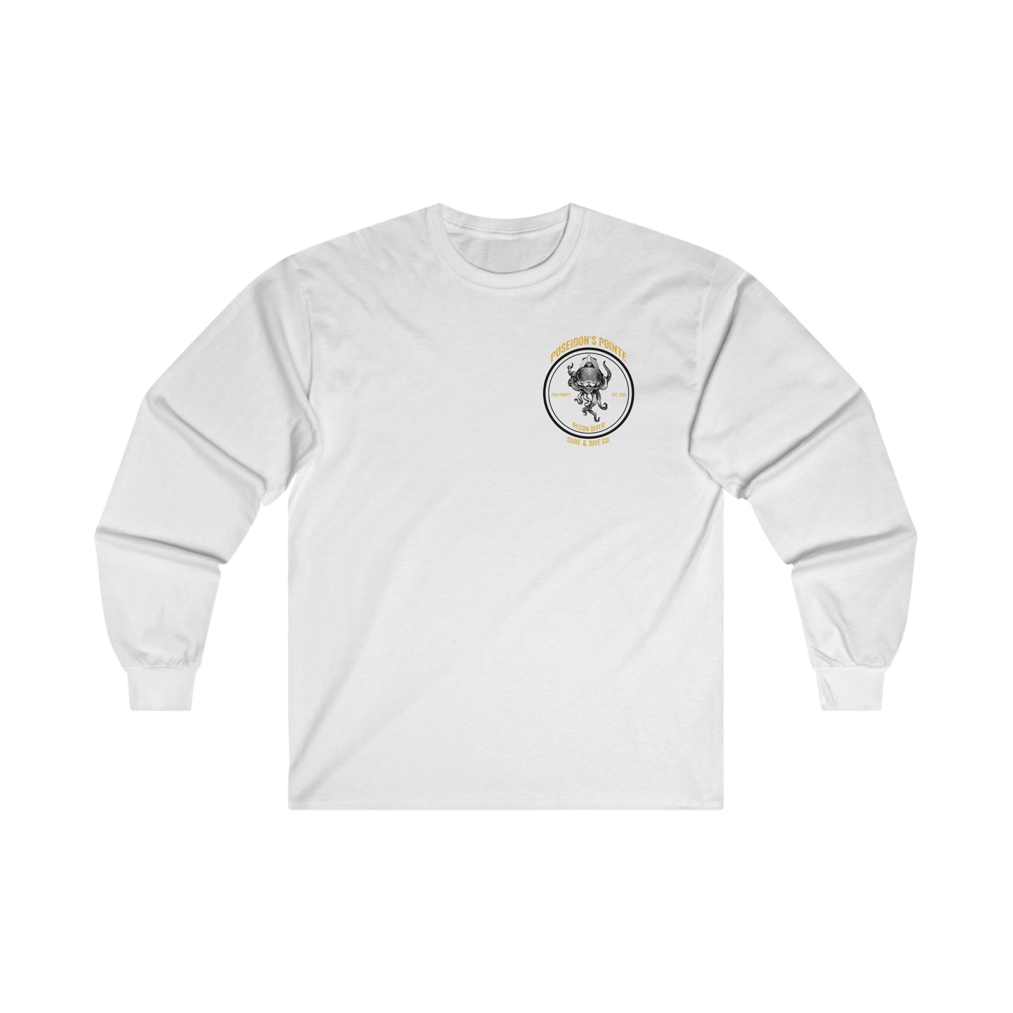 Recon Diver - Skullupus in Kirby Morgan Helmet - Ultra Cotton Long Sleeve Tee