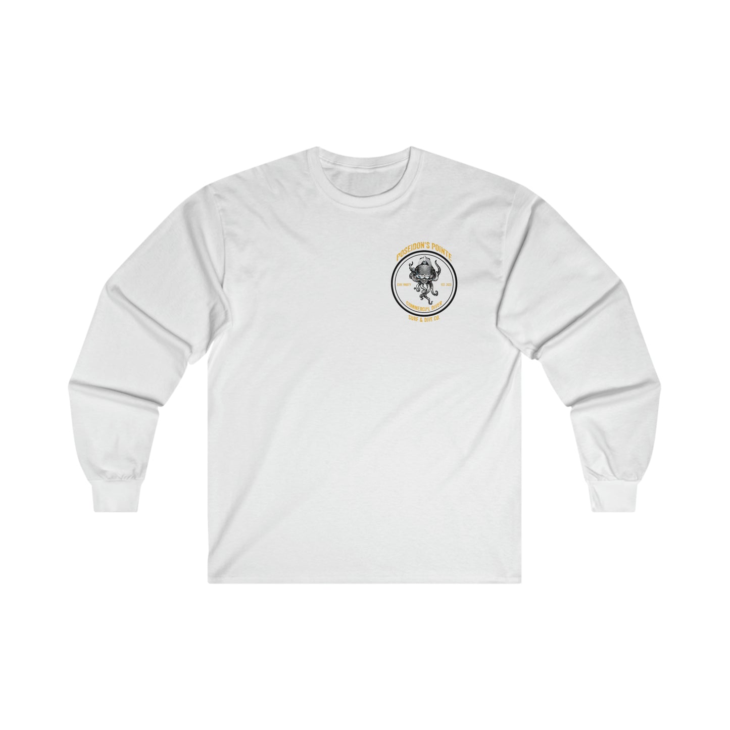 Commercial Diver - Skullupus in Kirby Morgan Helmet - Ultra Cotton Long Sleeve Tee