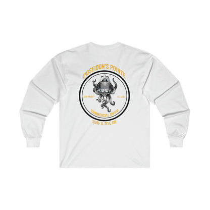 Commercial Diver - Skullupus in Kirby Morgan Helmet - Ultra Cotton Long Sleeve Tee