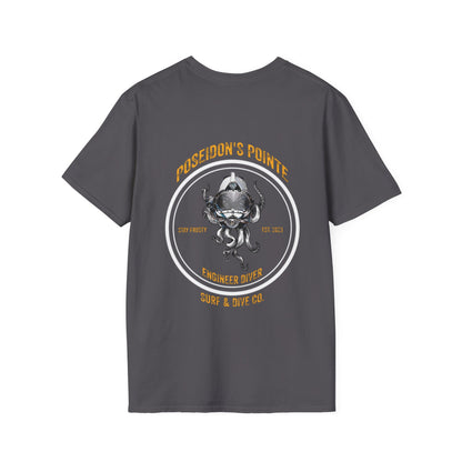 Engineer Diver - Skullupus in Kirby Morgan Dive Helmet Unisex Softstyle T-Shirt