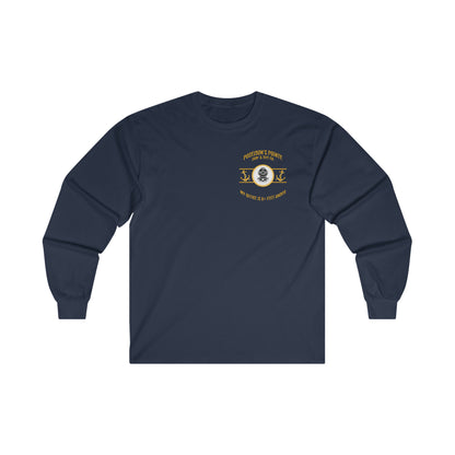My Office is 6+ Feet Under w/ MAK V Helmet - Ultra Cotton Long Sleeve Tee