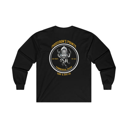Commercial Diver - Skullupus in Kirby Morgan Helmet - Ultra Cotton Long Sleeve Tee