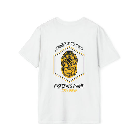 Forged in the Seas MAK V Dive Helmet Unisex Softstyle T-Shirt