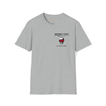 Better Below the Surface w/ Diver Down Flag Unisex Softstyle T-Shirt
