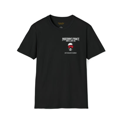 Better Below the Surface w/ Diver Down Flag Unisex Softstyle T-Shirt