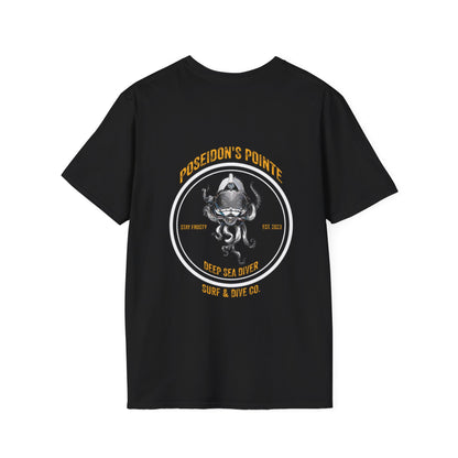 Deep Sea Diver - Skullupus in Kirby Morgan Dive Helmet Unisex Softstyle T-Shirt