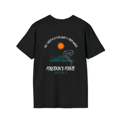 All I Need is a Cool Buzz & Tasty Waves Unisex Softstyle T-Shirt