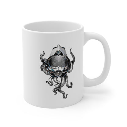 Skullupus in Kirby Morgan Dive Helmet Ceramic Mugs (11oz\15oz\20oz)