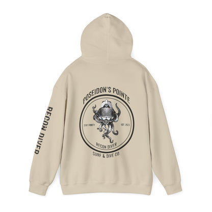 Recon Diver - Skullupus in Kirby Morgan Helmet - Unisex Heavy Blend™ Hooded Sweatshirt