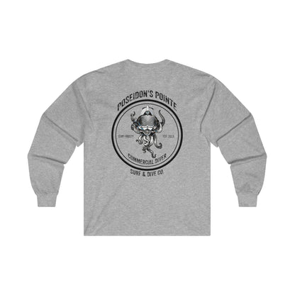 Commercial Diver - Skullupus in Kirby Morgan Helmet - Ultra Cotton Long Sleeve Tee