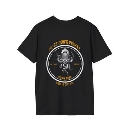Recon Diver - Skullupus in Kirby Morgan Dive Helmet Unisex Softstyle T-Shirt