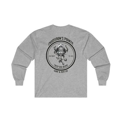 Deep Sea Diver- Skullupus in Kirby Morgan Helmet - Ultra Cotton Long Sleeve Tee