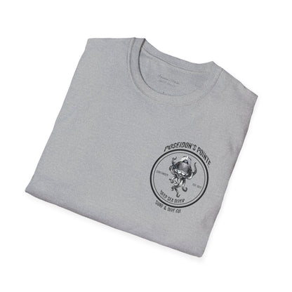 Deep Sea Diver - Skullupus in Kirby Morgan Dive Helmet Unisex Softstyle T-Shirt