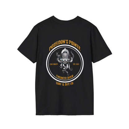Engineer Diver - Skullupus in Kirby Morgan Dive Helmet Unisex Softstyle T-Shirt