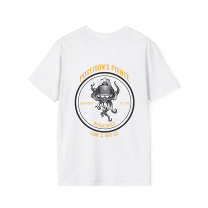 Recon Diver - Skullupus in Kirby Morgan Dive Helmet Unisex Softstyle T-Shirt