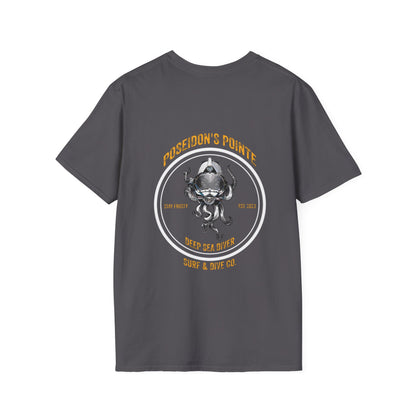 Deep Sea Diver - Skullupus in Kirby Morgan Dive Helmet Unisex Softstyle T-Shirt